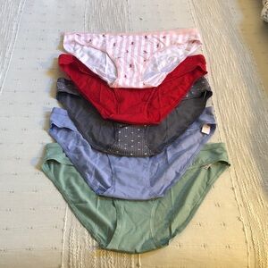 NWT🌟Victoria’s Secret 5-Set Cotton Women’s Bikini Panties Size XL